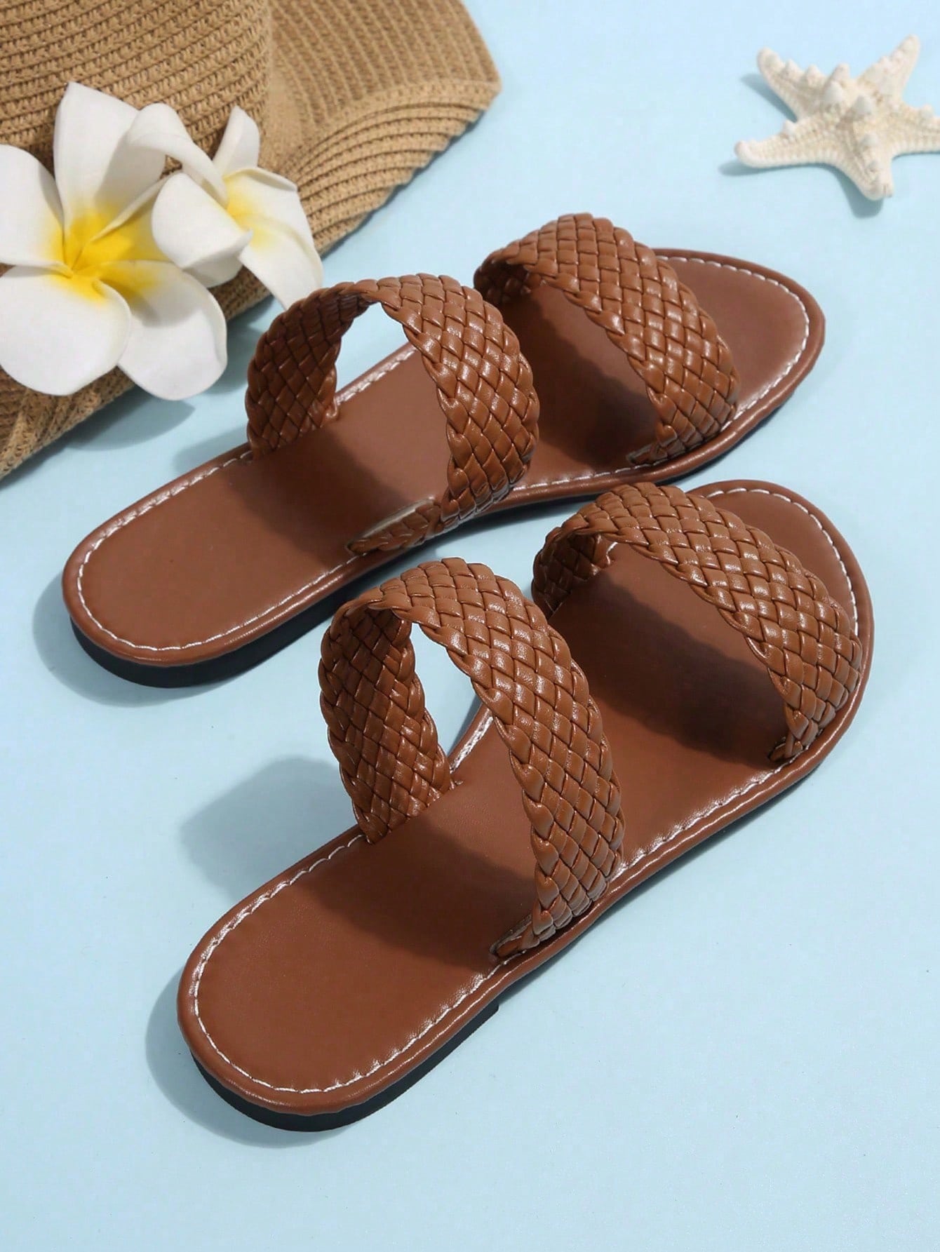 Women's Flat Fashion Casual Gold Beach Indoor Outdoor Party Leather Sandals