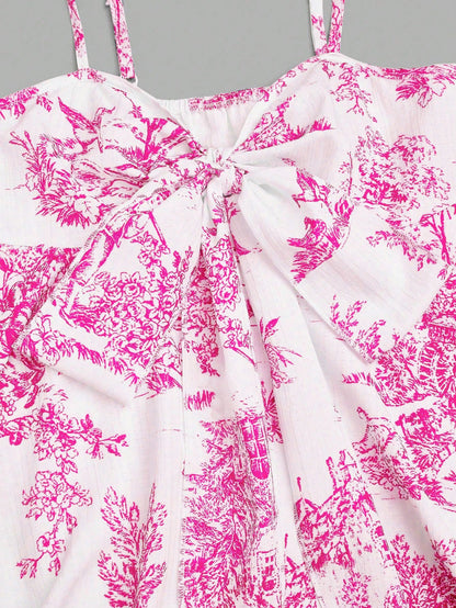 GlowEve Women's Textured Print Fitted Camisole, Elegant For Vacation, Commute, And Daily Wear