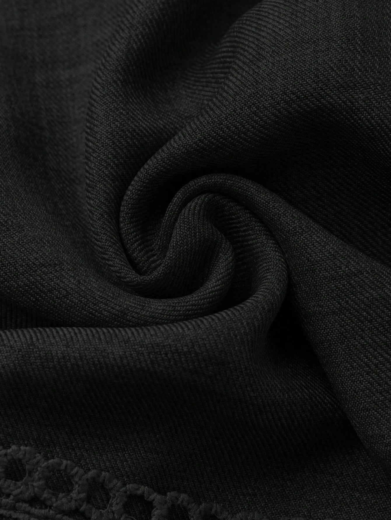 SHEIN Clasi Women's Solid Color Lace Trim Puff Sleeve Mini Dress, Summer