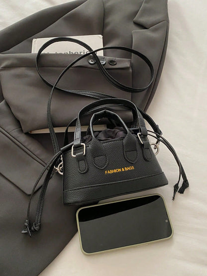 Crocodile Embossed Bucket Bag Mini Drawstring Design Funky