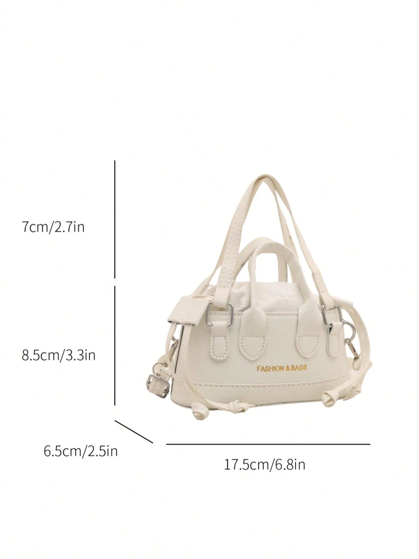 Crocodile Embossed Bucket Bag Mini Drawstring Design Funky