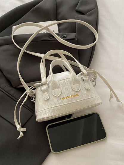 Crocodile Embossed Bucket Bag Mini Drawstring Design Funky