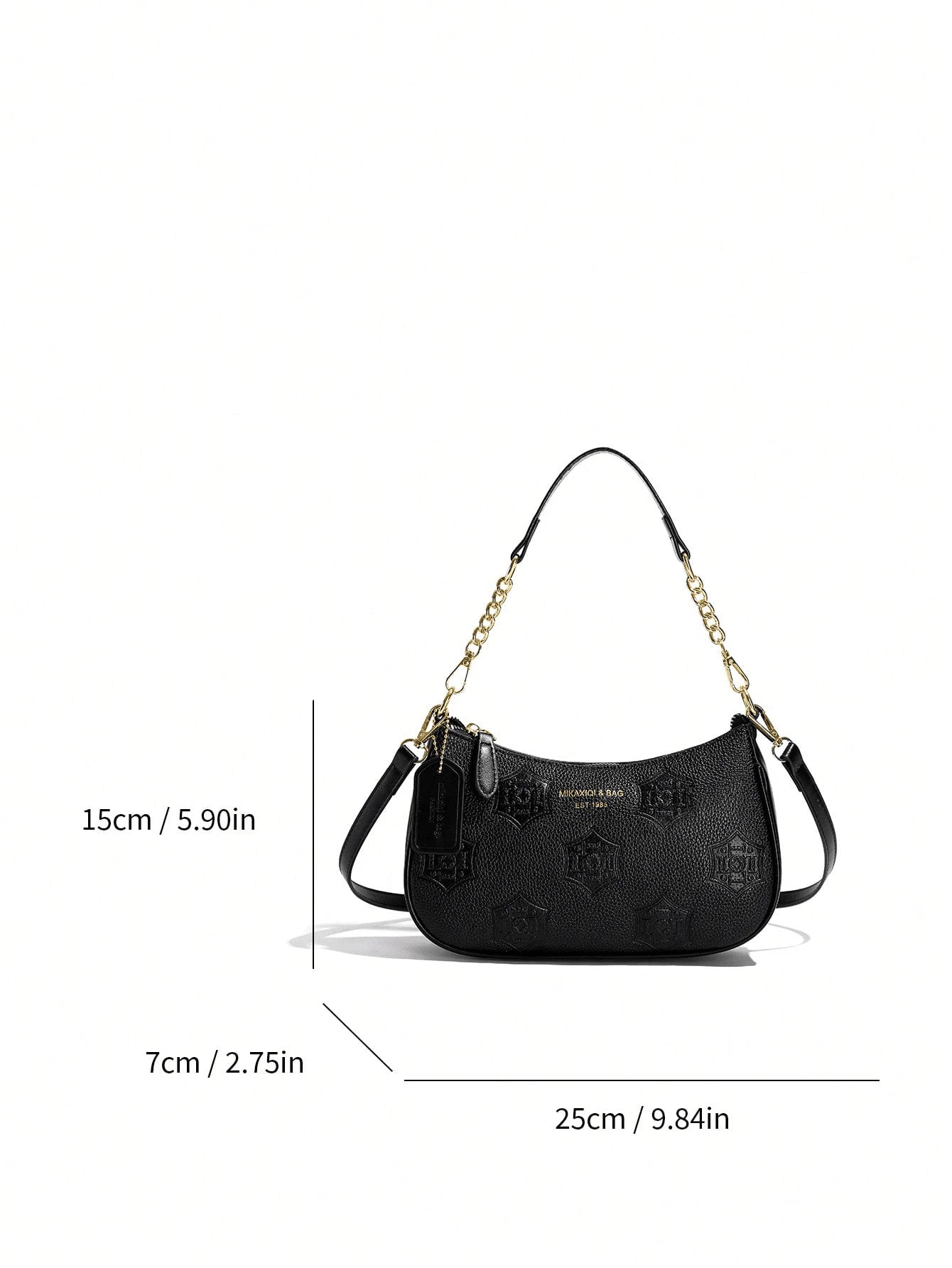 1pc Solid Color PU Leather Shoulder Bag For Women, Versatile Crossbody Bag For Commuting, Adjustable Shoulder Strap