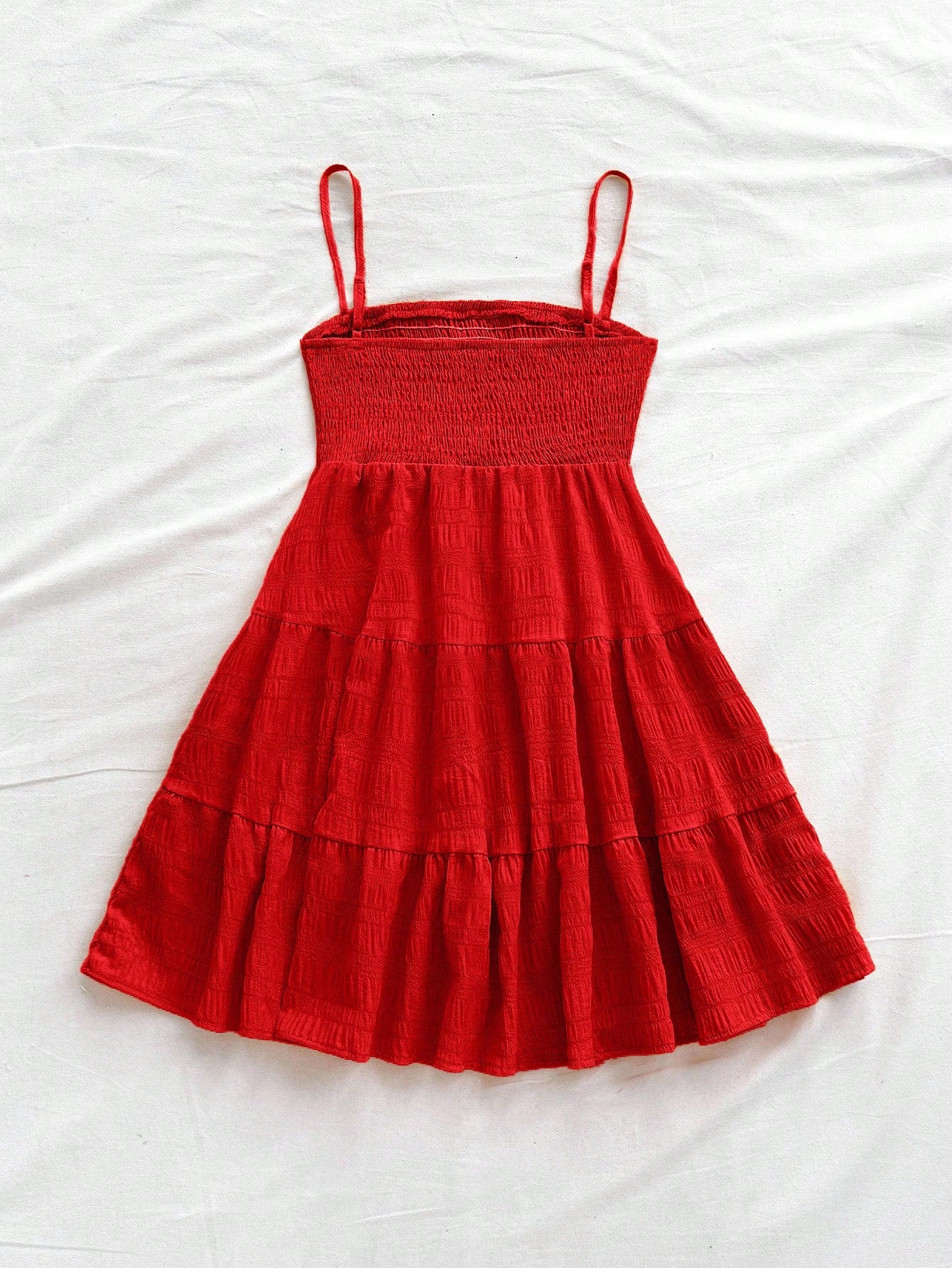 Soleia WYWH Women Spring Break Solid Ruffle Hem Cami Blue Dress,Summer Dresses For Women