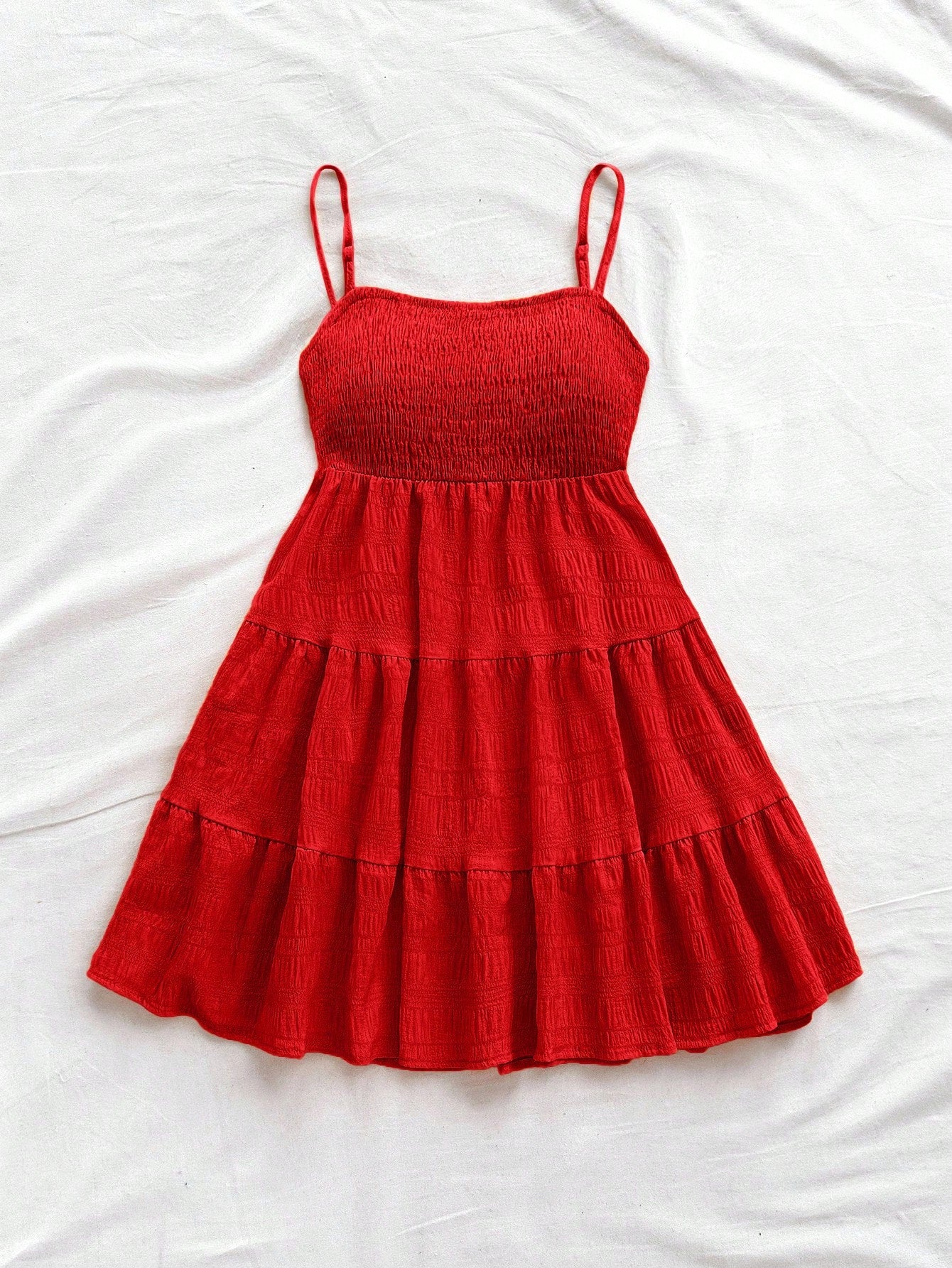 Soleia WYWH Women Spring Break Solid Ruffle Hem Cami Blue Dress,Summer Dresses For Women