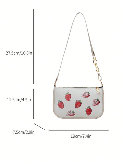 Lightweight,Business Casual Mini Crocodile Embossed Chain Bag For Teen Girls Women College Students,Rookies & White-Collar Workers Perfect For Office,College,Work ,Business,Commute,Outdoors, Travel, Outings, Animal Print Women Bag