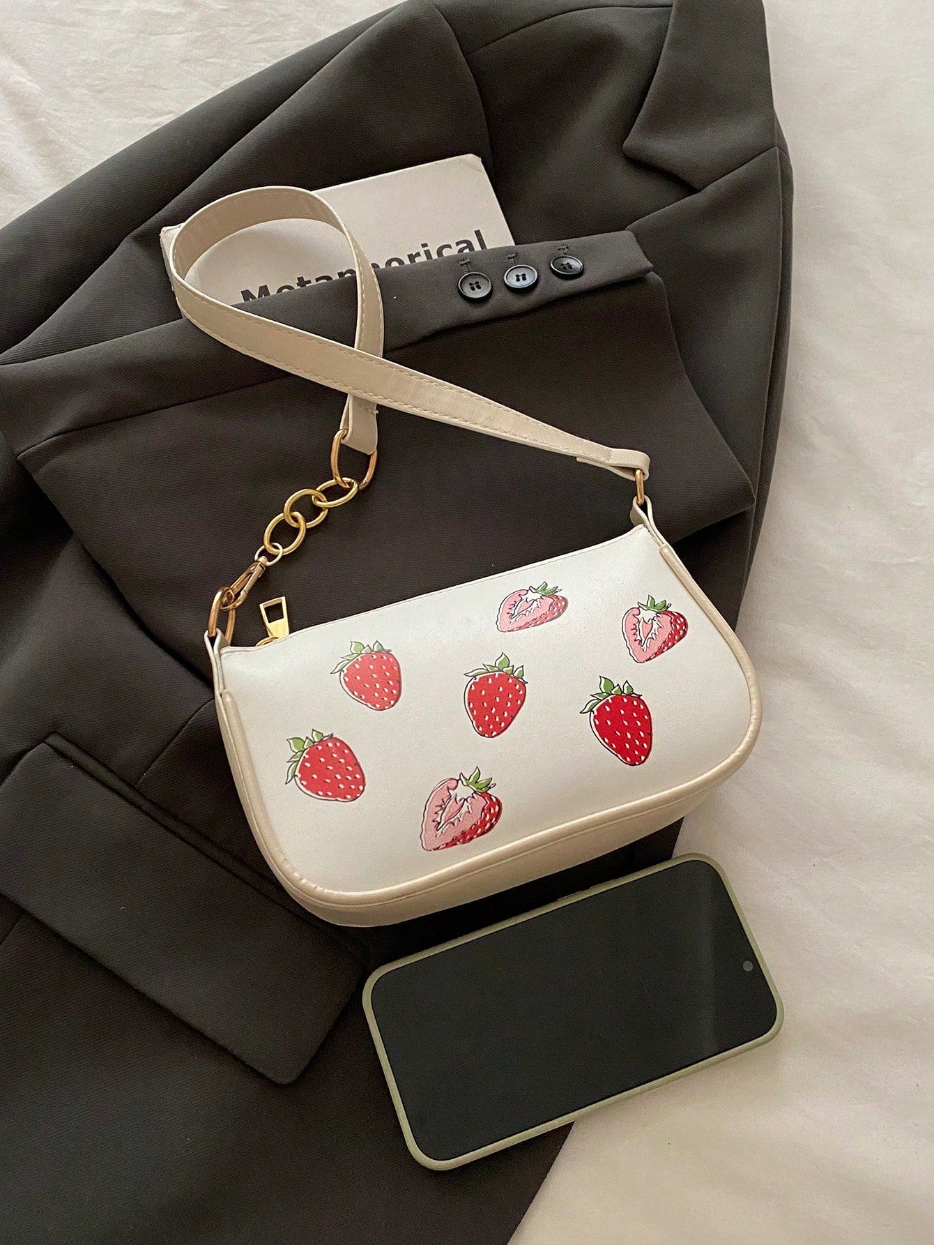 Lightweight,Business Casual Mini Crocodile Embossed Chain Bag For Teen Girls Women College Students,Rookies & White-Collar Workers Perfect For Office,College,Work ,Business,Commute,Outdoors, Travel, Outings, Animal Print Women Bag