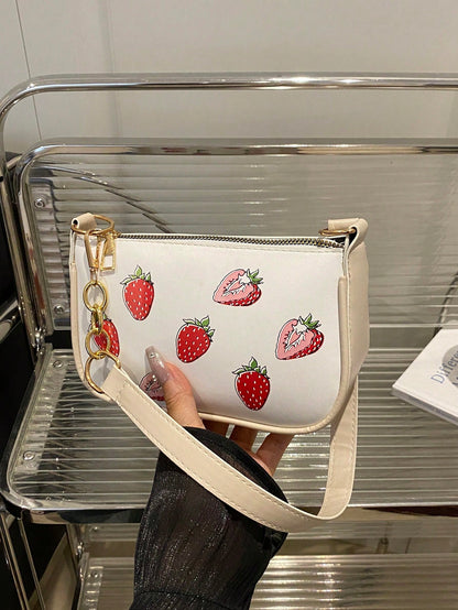 Lightweight,Business Casual Mini Crocodile Embossed Chain Bag For Teen Girls Women College Students,Rookies & White-Collar Workers Perfect For Office,College,Work ,Business,Commute,Outdoors, Travel, Outings, Animal Print Women Bag