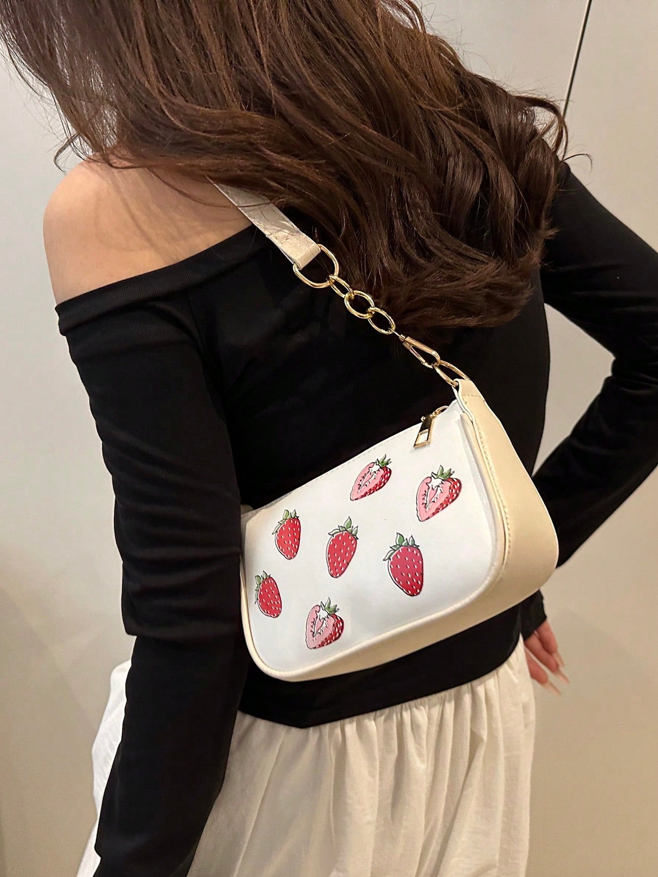 Lightweight,Business Casual Mini Crocodile Embossed Chain Bag For Teen Girls Women College Students,Rookies & White-Collar Workers Perfect For Office,College,Work ,Business,Commute,Outdoors, Travel, Outings, Animal Print Women Bag