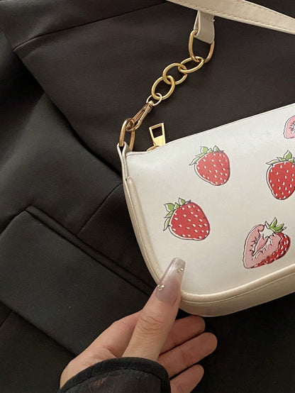 Lightweight,Business Casual Mini Crocodile Embossed Chain Bag For Teen Girls Women College Students,Rookies & White-Collar Workers Perfect For Office,College,Work ,Business,Commute,Outdoors, Travel, Outings, Animal Print Women Bag