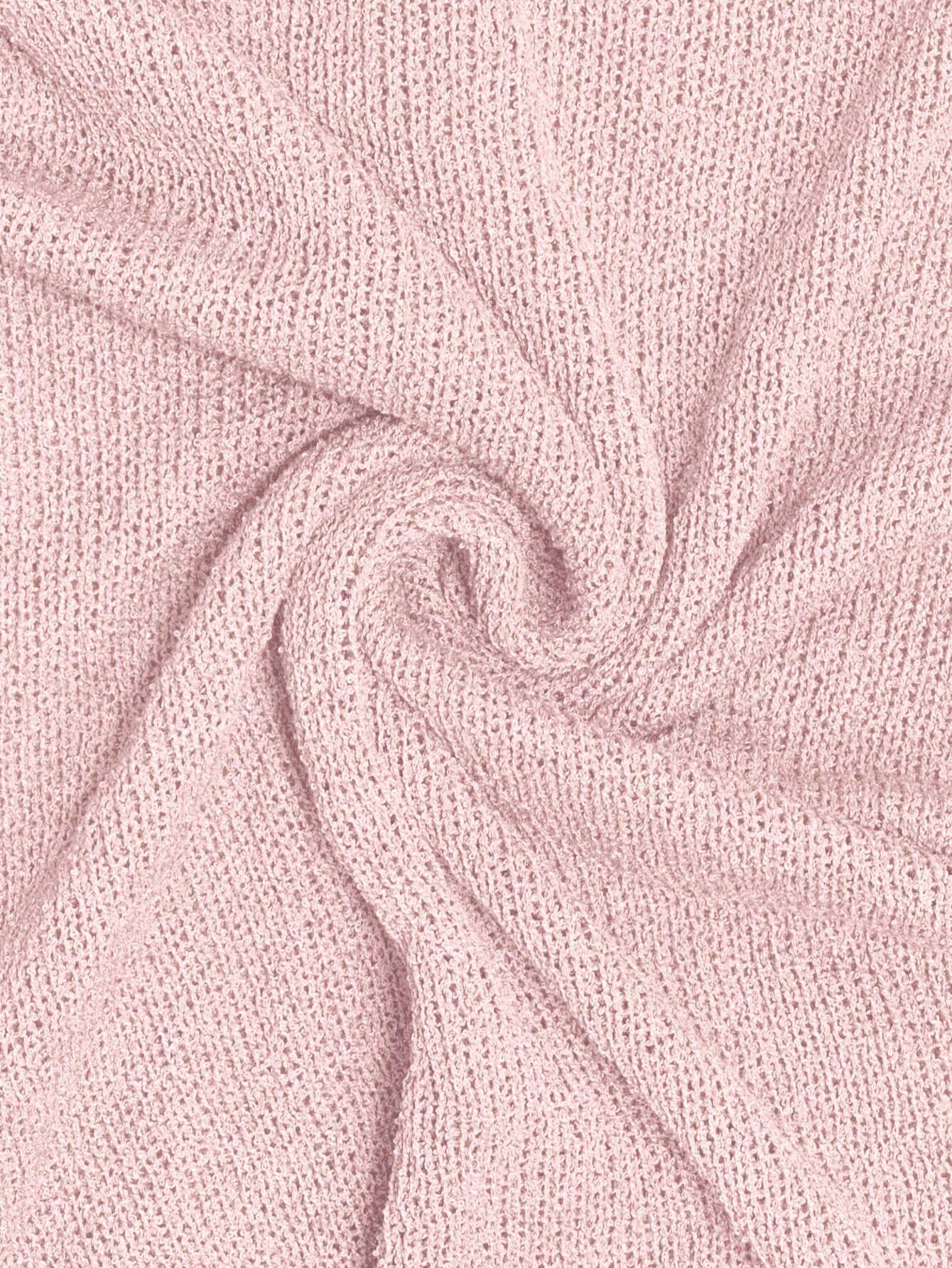 Fashionable & Elegant Loose Knit Cardigan Shawl, Women, Oversized Fit, Lightweight, Stylish, Suitable For Spring/Summer Everyday, Casual Travel, Beach