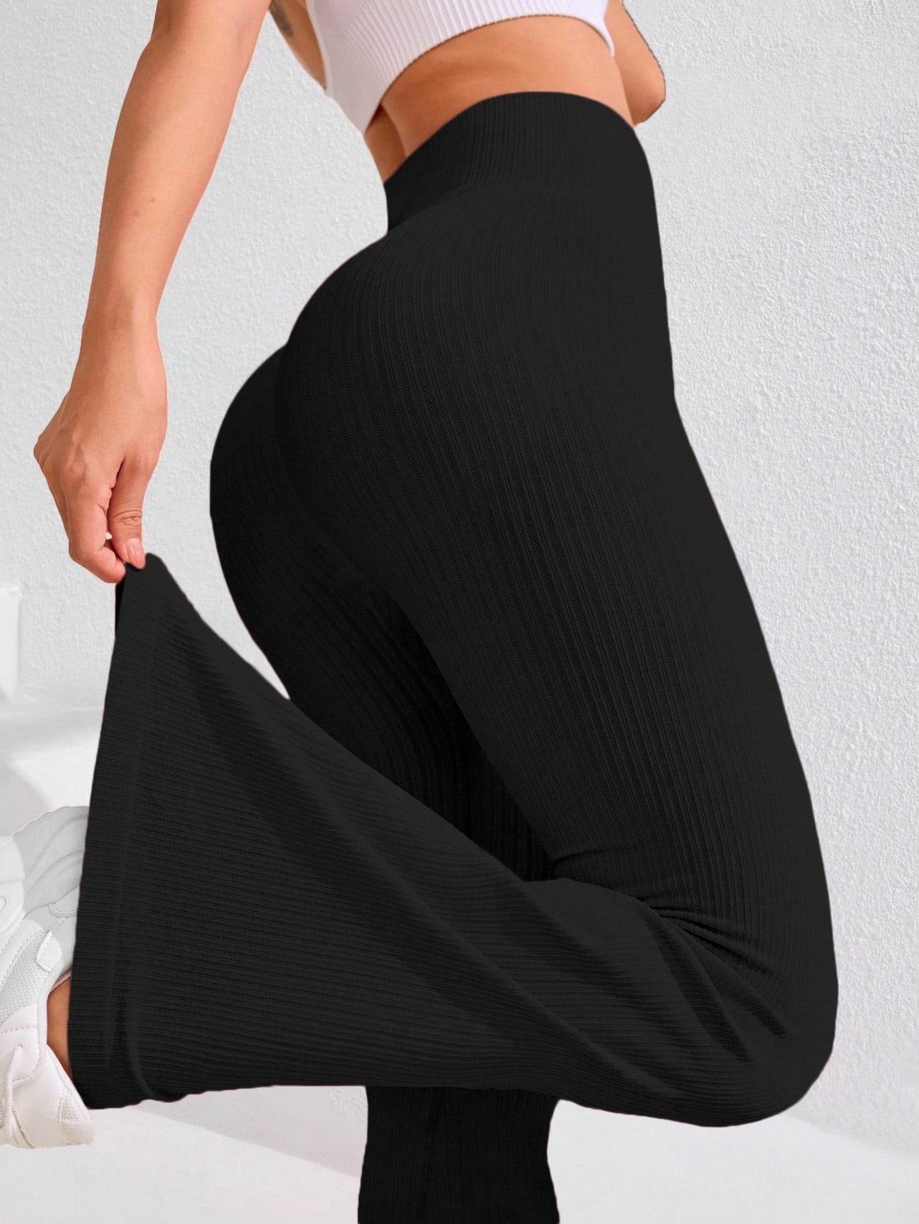 Gameset SHEIN Sport Women's High Waist Flare Seamless Yoga Leggings