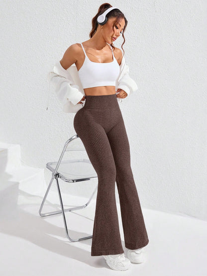 Gameset SHEIN Sport Women's High Waist Flare Seamless Yoga Leggings