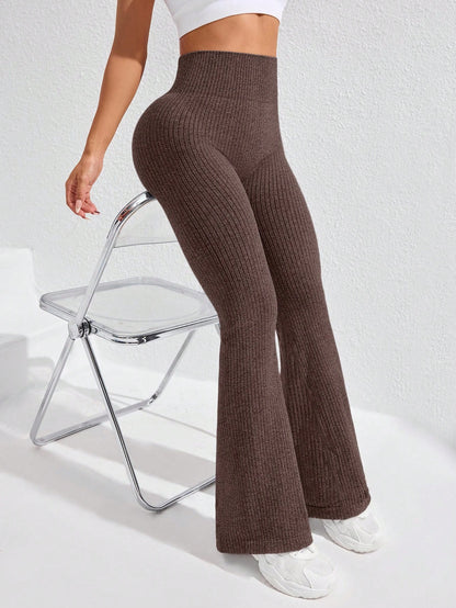 Gameset SHEIN Sport Women's High Waist Flare Seamless Yoga Leggings