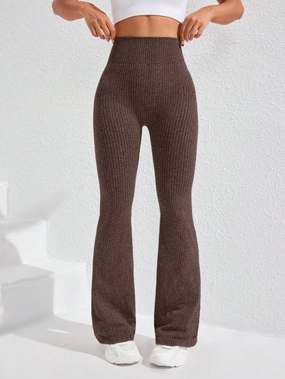 Gameset SHEIN Sport Women's High Waist Flare Seamless Yoga Leggings