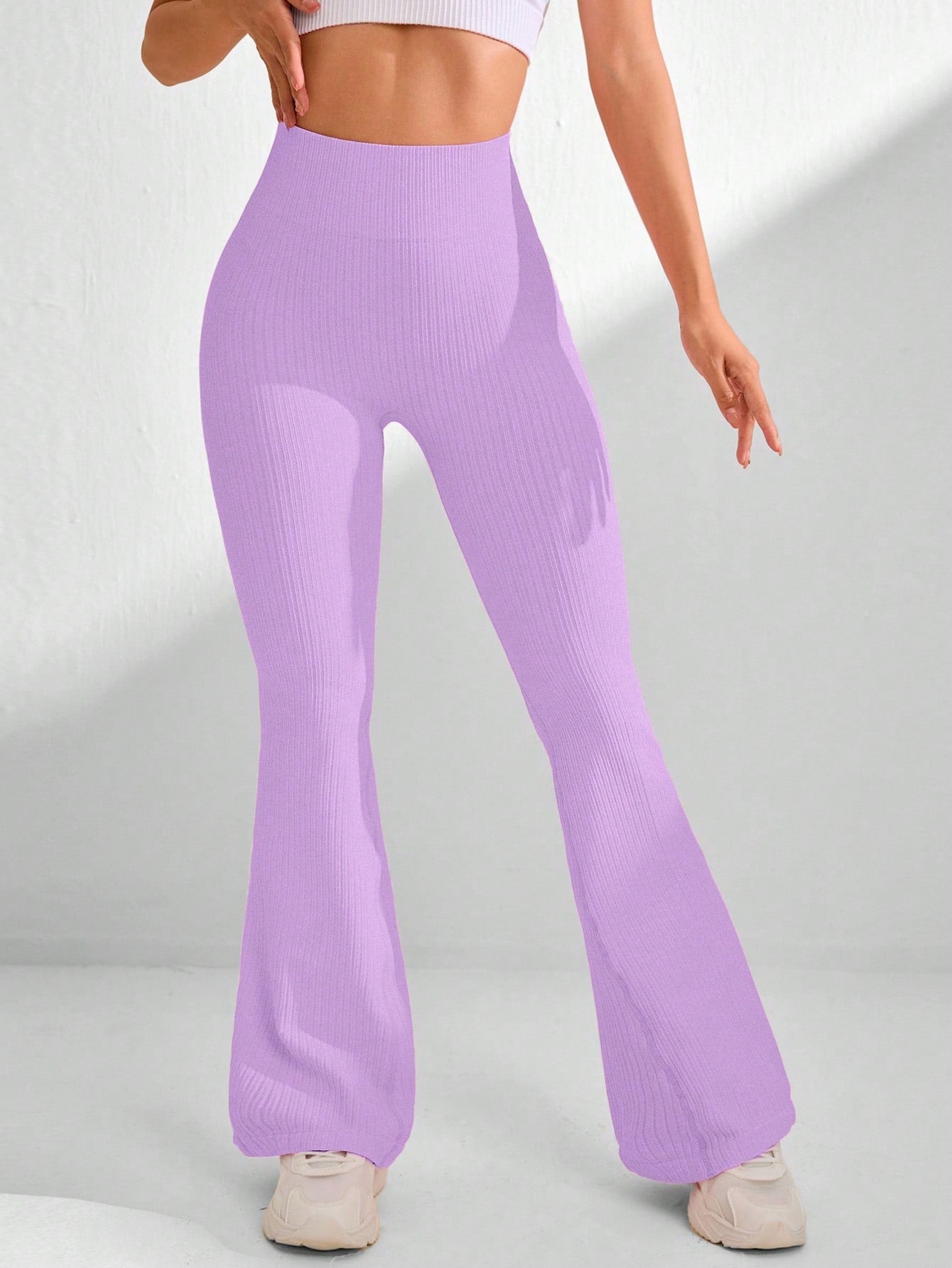 Gameset SHEIN Sport Women's High Waist Flare Seamless Yoga Leggings