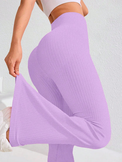 Gameset SHEIN Sport Women's High Waist Flare Seamless Yoga Leggings