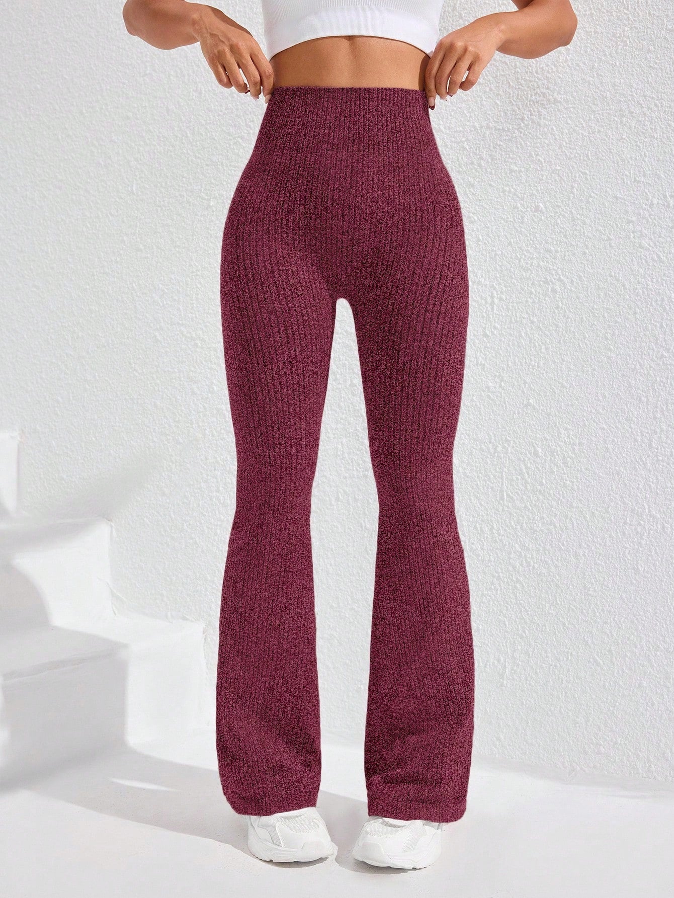 Gameset SHEIN Sport Women's High Waist Flare Seamless Yoga Leggings