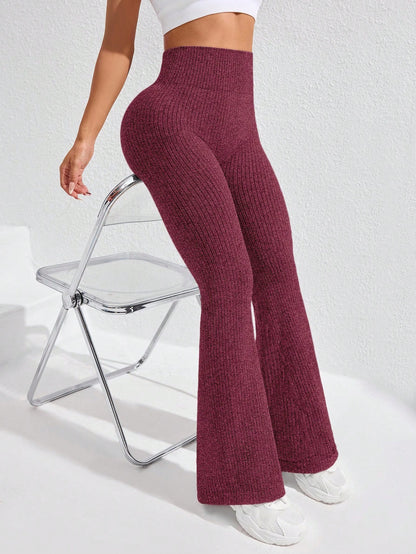 Gameset SHEIN Sport Women's High Waist Flare Seamless Yoga Leggings