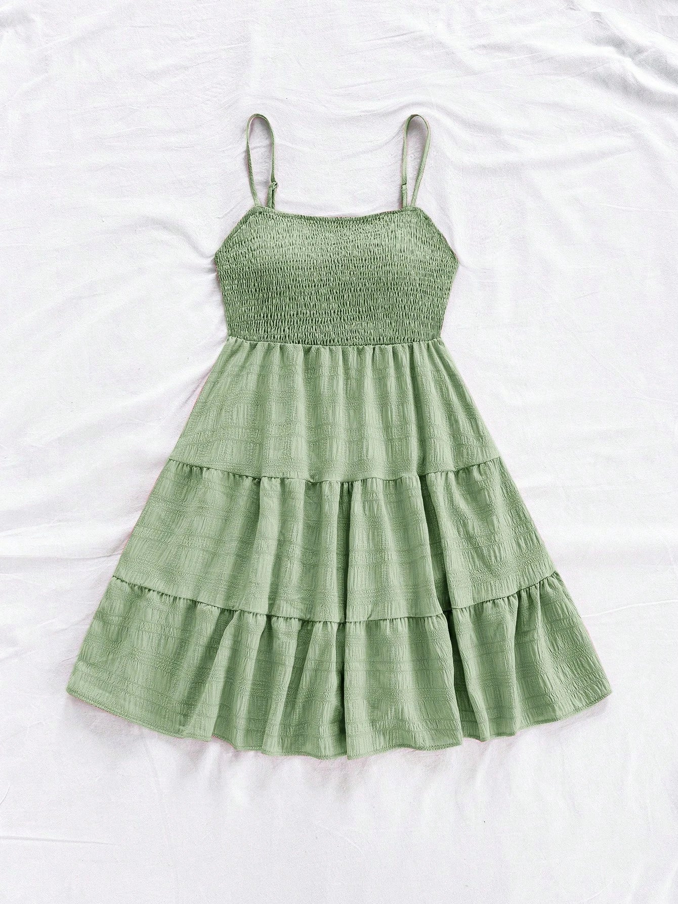 Soleia WYWH Women Spring Break Solid Ruffle Hem Cami Blue Dress,Summer Dresses For Women