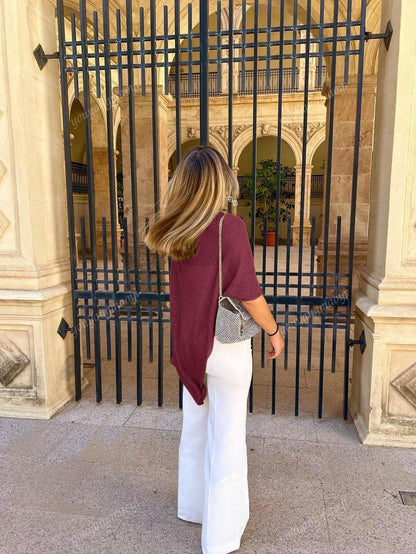 Fashionable & Elegant Loose Knit Cardigan Shawl, Women, Oversized Fit, Lightweight, Stylish, Suitable For Spring/Summer Everyday, Casual Travel, Beach