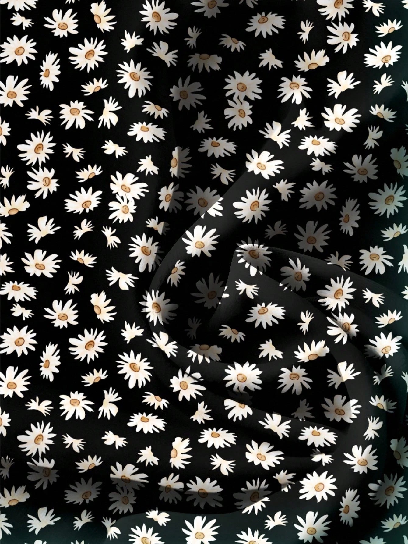 EMERY ROSE Women's Floral & Maple Leaf Print Casual Shirt, Suitable For Autumn,Fall Clothes For Women