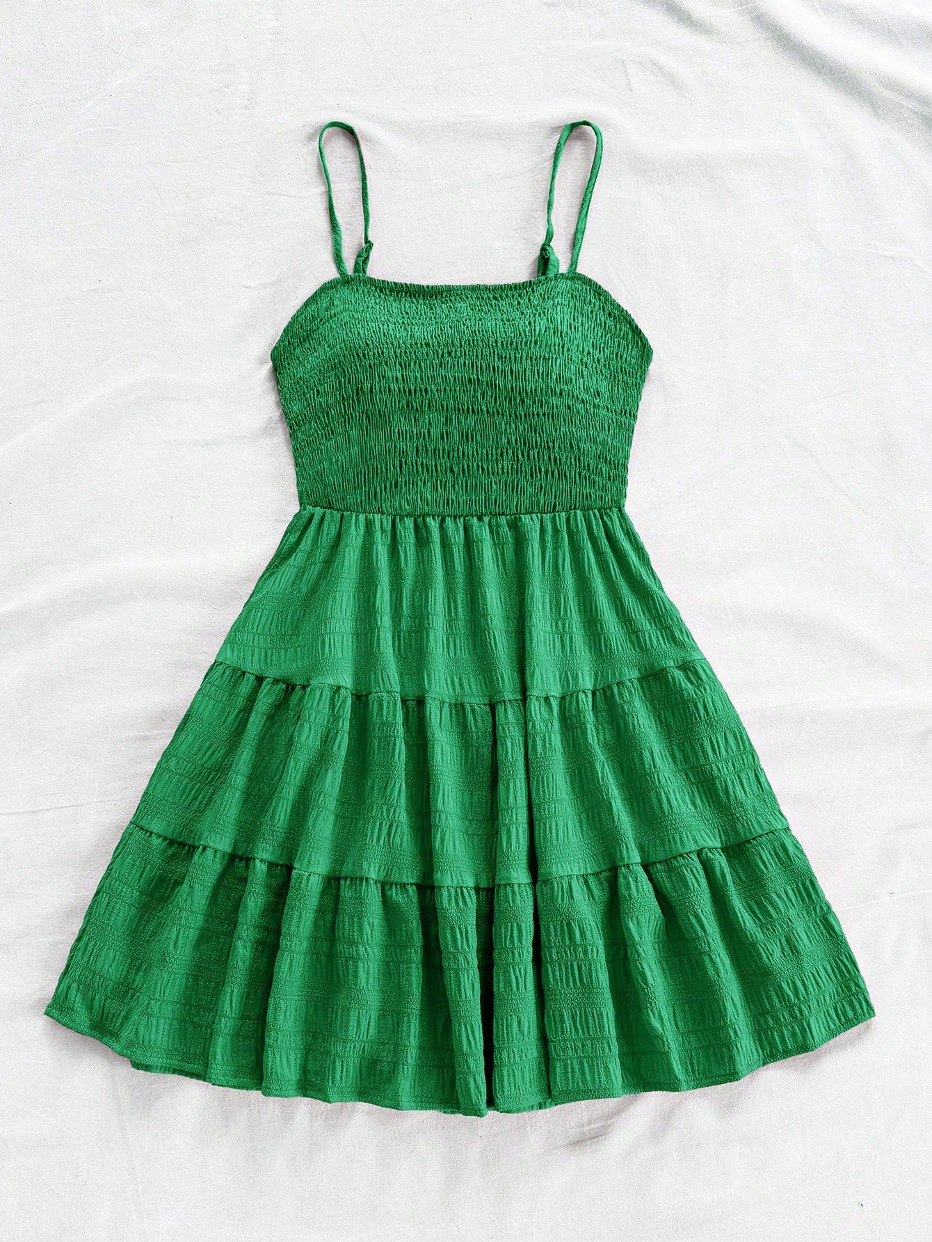 Soleia WYWH Women Spring Break Solid Ruffle Hem Cami Blue Dress,Summer Dresses For Women