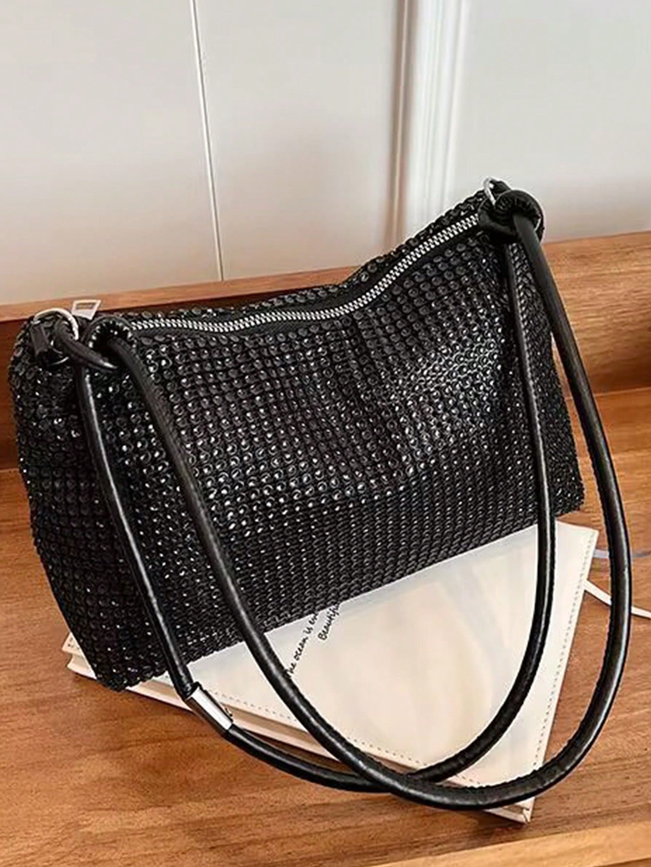 Popular Bag Women's New Fashion Korean Version Handbag All Shoulder Small Square Bag