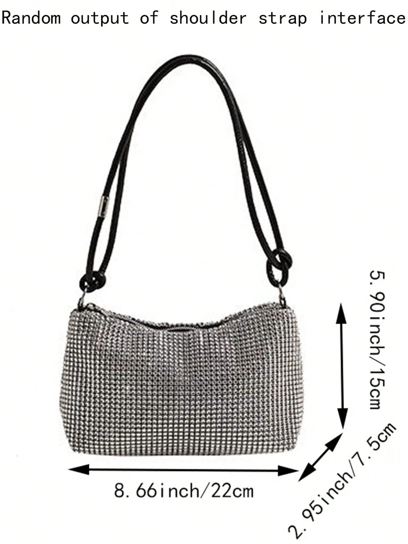 Popular Bag Women's New Fashion Korean Version Handbag All Shoulder Small Square Bag