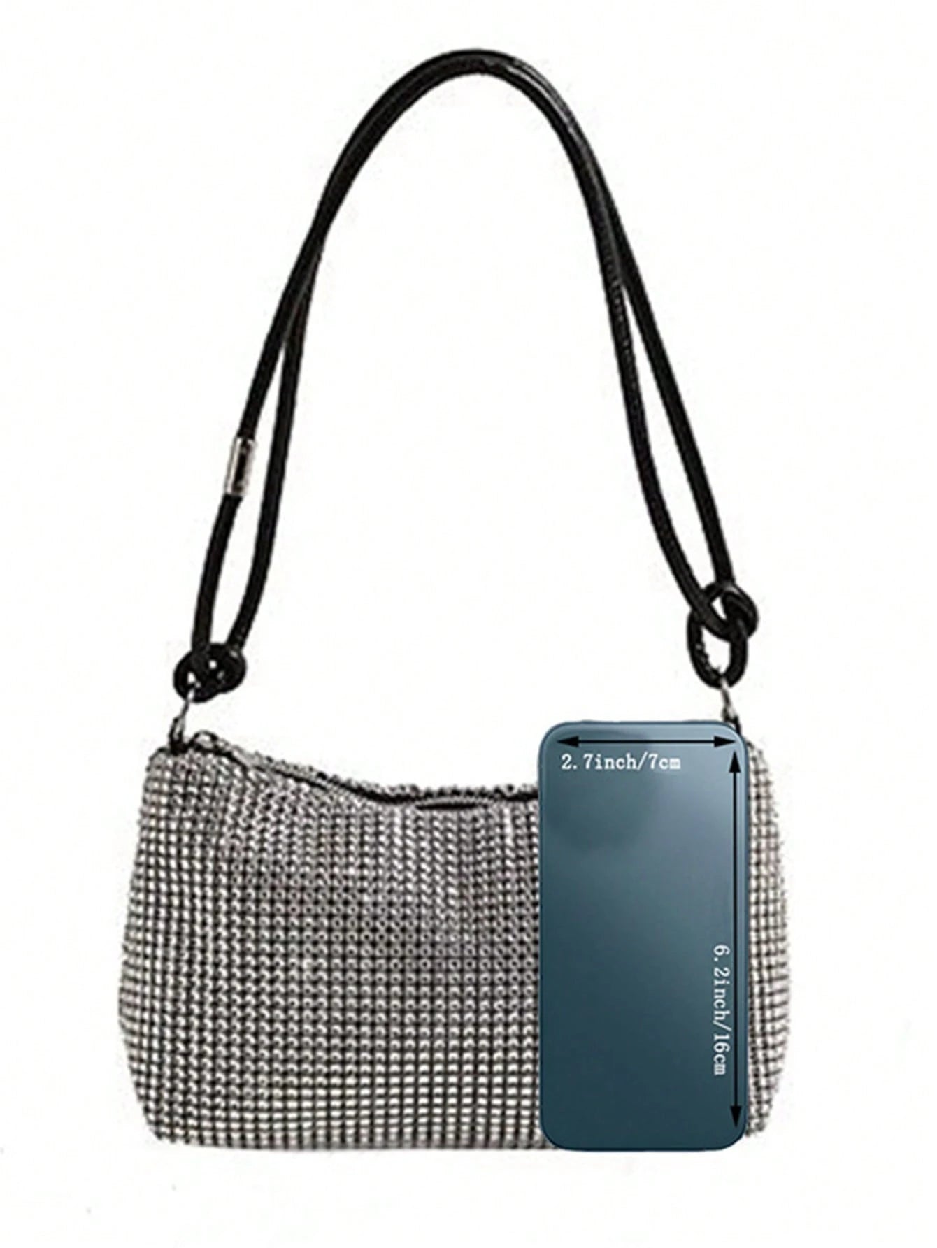 Popular Bag Women's New Fashion Korean Version Handbag All Shoulder Small Square Bag