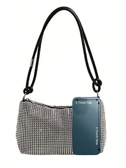 Popular Bag Women's New Fashion Korean Version Handbag All Shoulder Small Square Bag