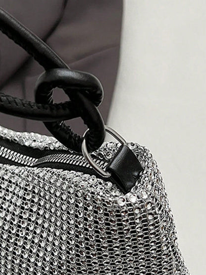 Popular Bag Women's New Fashion Korean Version Handbag All Shoulder Small Square Bag