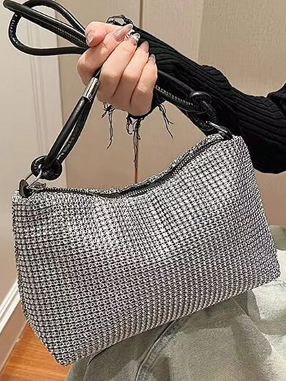 Popular Bag Women's New Fashion Korean Version Handbag All Shoulder Small Square Bag