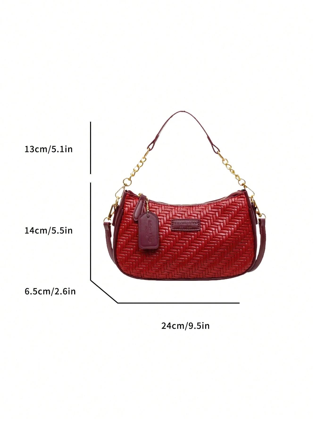 1pc Solid Color PU Leather Shoulder Bag For Women, Versatile Crossbody Bag For Commuting, Adjustable Shoulder Strap