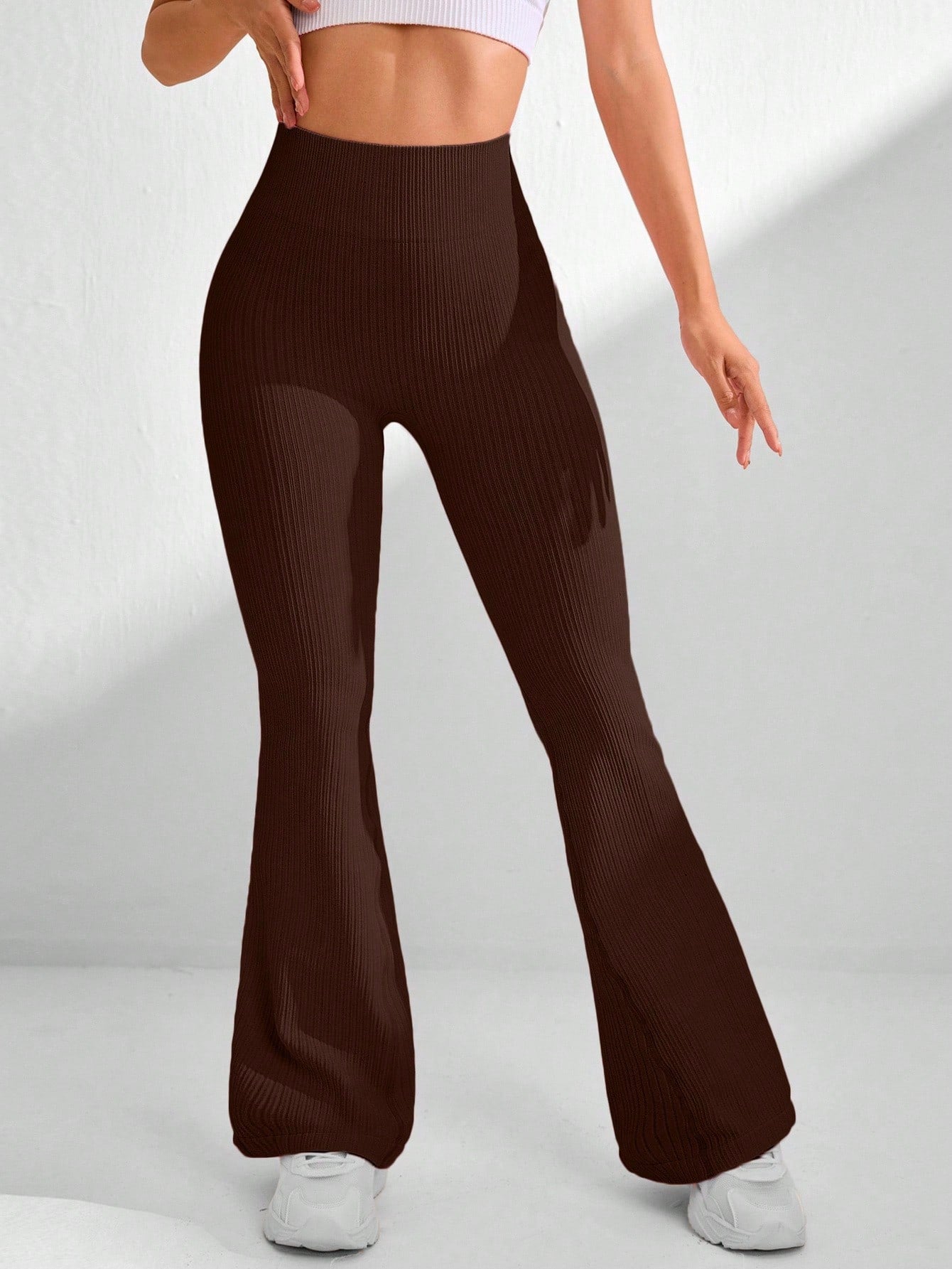 Gameset SHEIN Sport Women's High Waist Flare Seamless Yoga Leggings