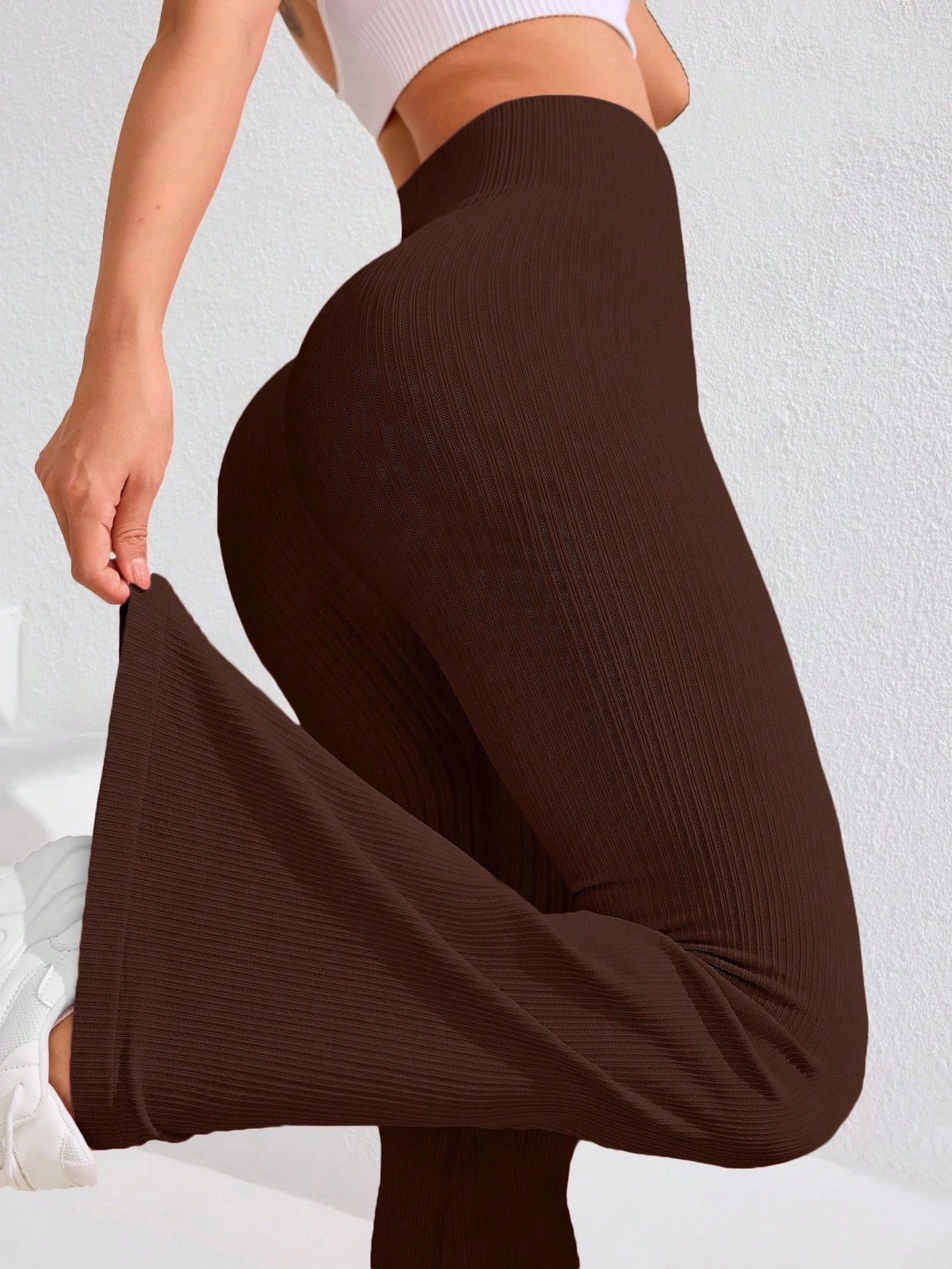 Gameset SHEIN Sport Women's High Waist Flare Seamless Yoga Leggings