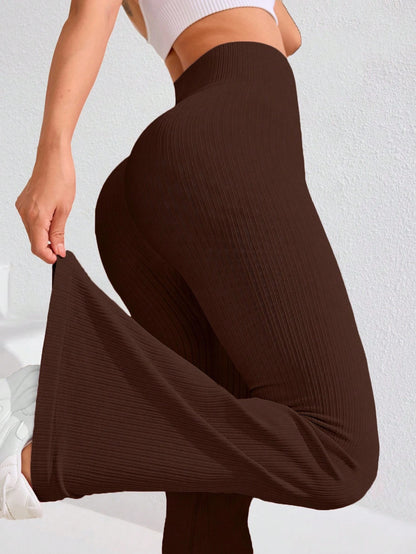 Gameset SHEIN Sport Women's High Waist Flare Seamless Yoga Leggings