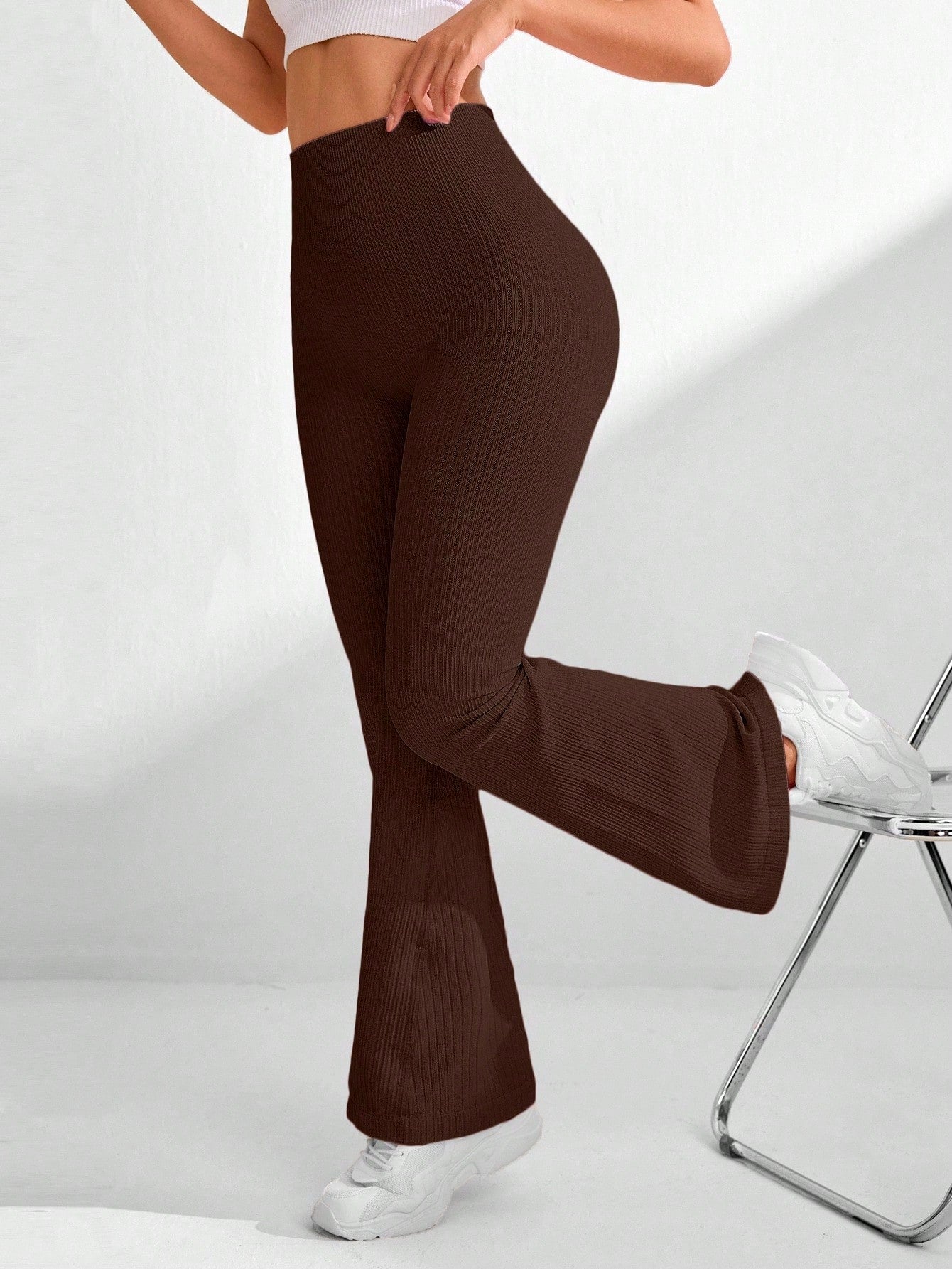 Gameset SHEIN Sport Women's High Waist Flare Seamless Yoga Leggings