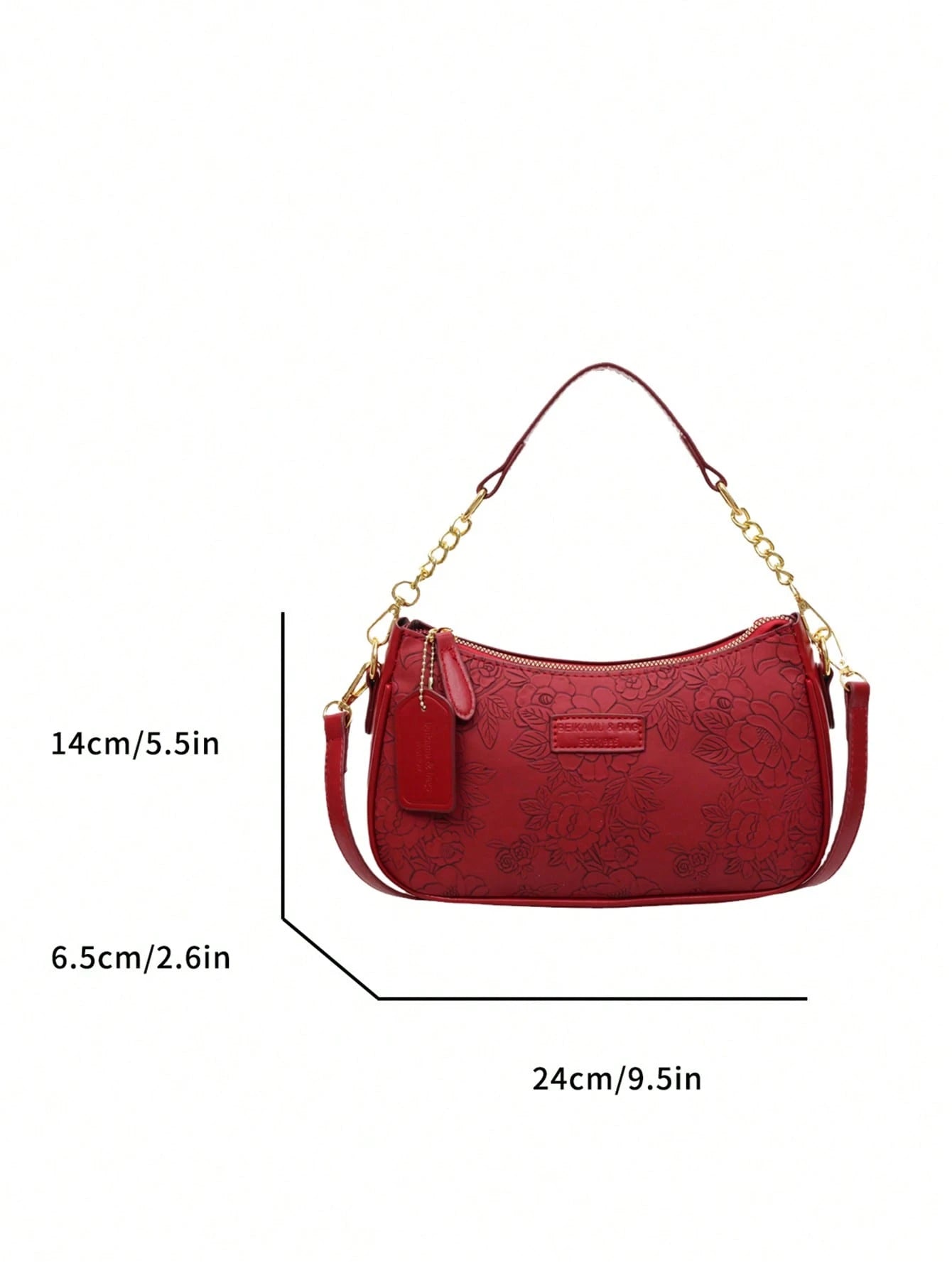 1pc Solid Color PU Leather Shoulder Bag For Women, Versatile Crossbody Bag For Commuting, Adjustable Shoulder Strap