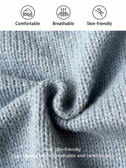 Flirla Colorblock Drop Shoulder Duster Cardigan,Long Sleeve Tops Fall Winter Cloth For Women