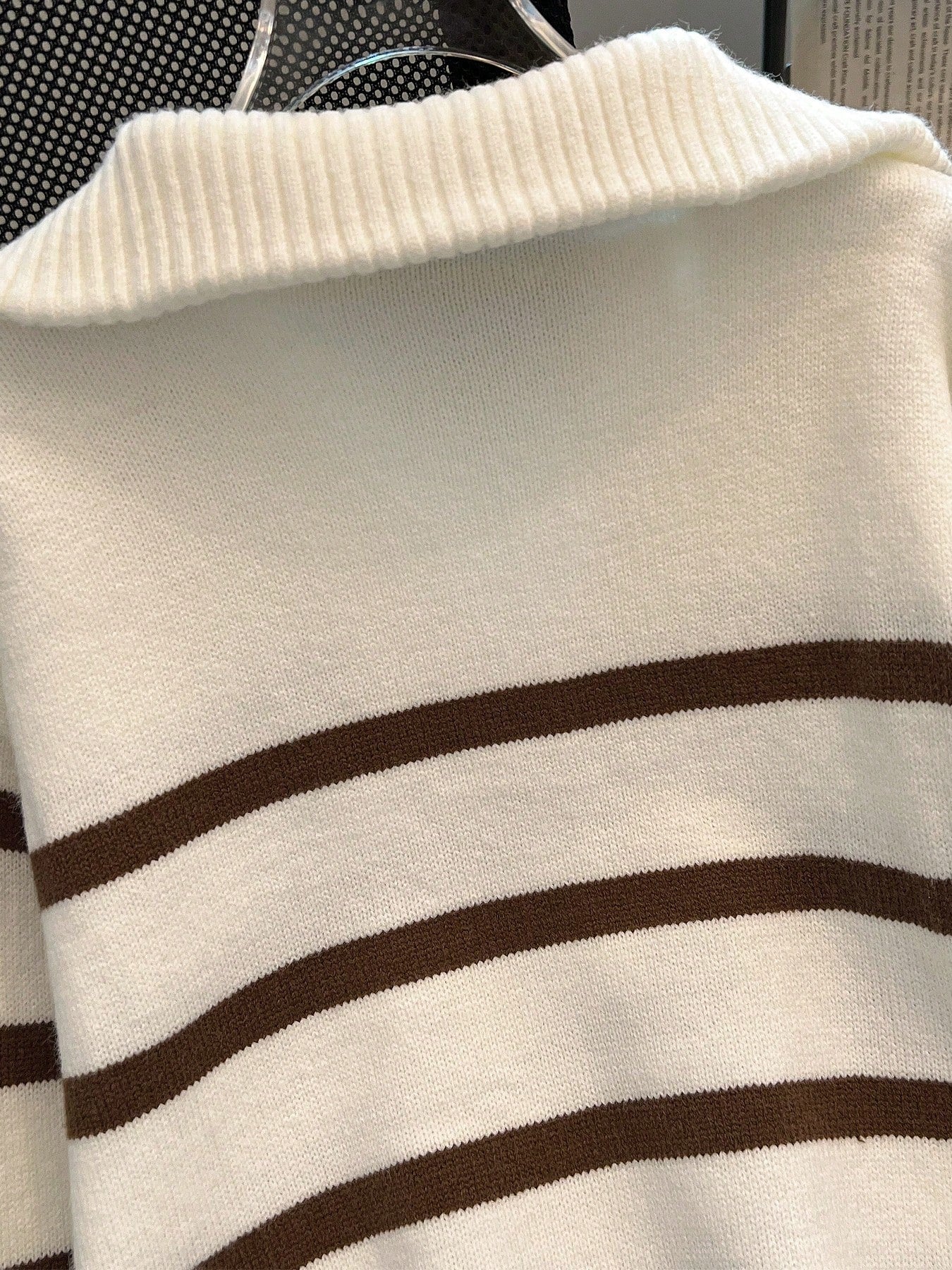 New Autumn/Winter Women Striped Zipper Turtleneck Sweater, Fashion Minimalist Pullover Classic Style,Long Sleeve Tops