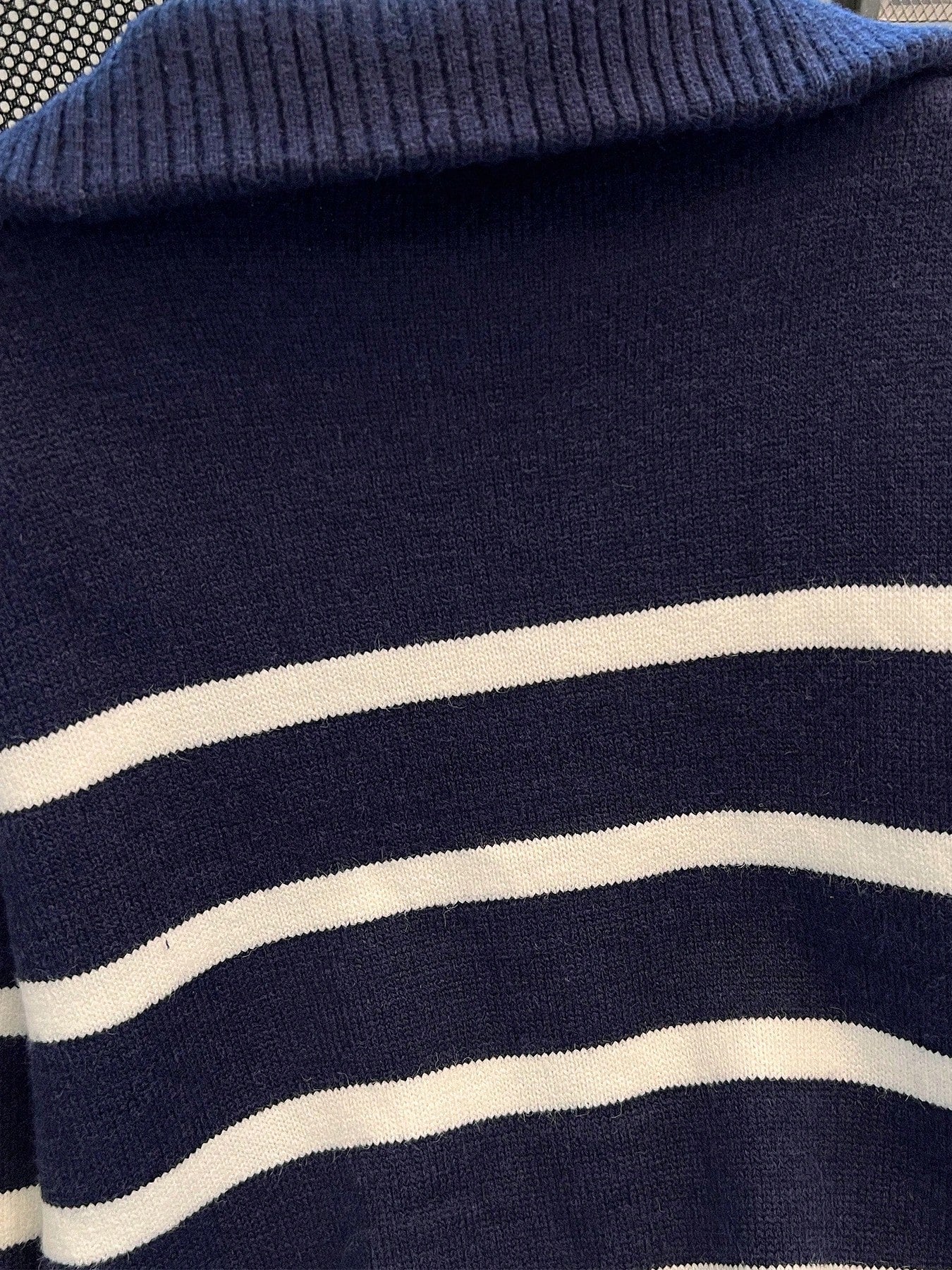 New Autumn/Winter Women Striped Zipper Turtleneck Sweater, Fashion Minimalist Pullover Classic Style,Long Sleeve Tops