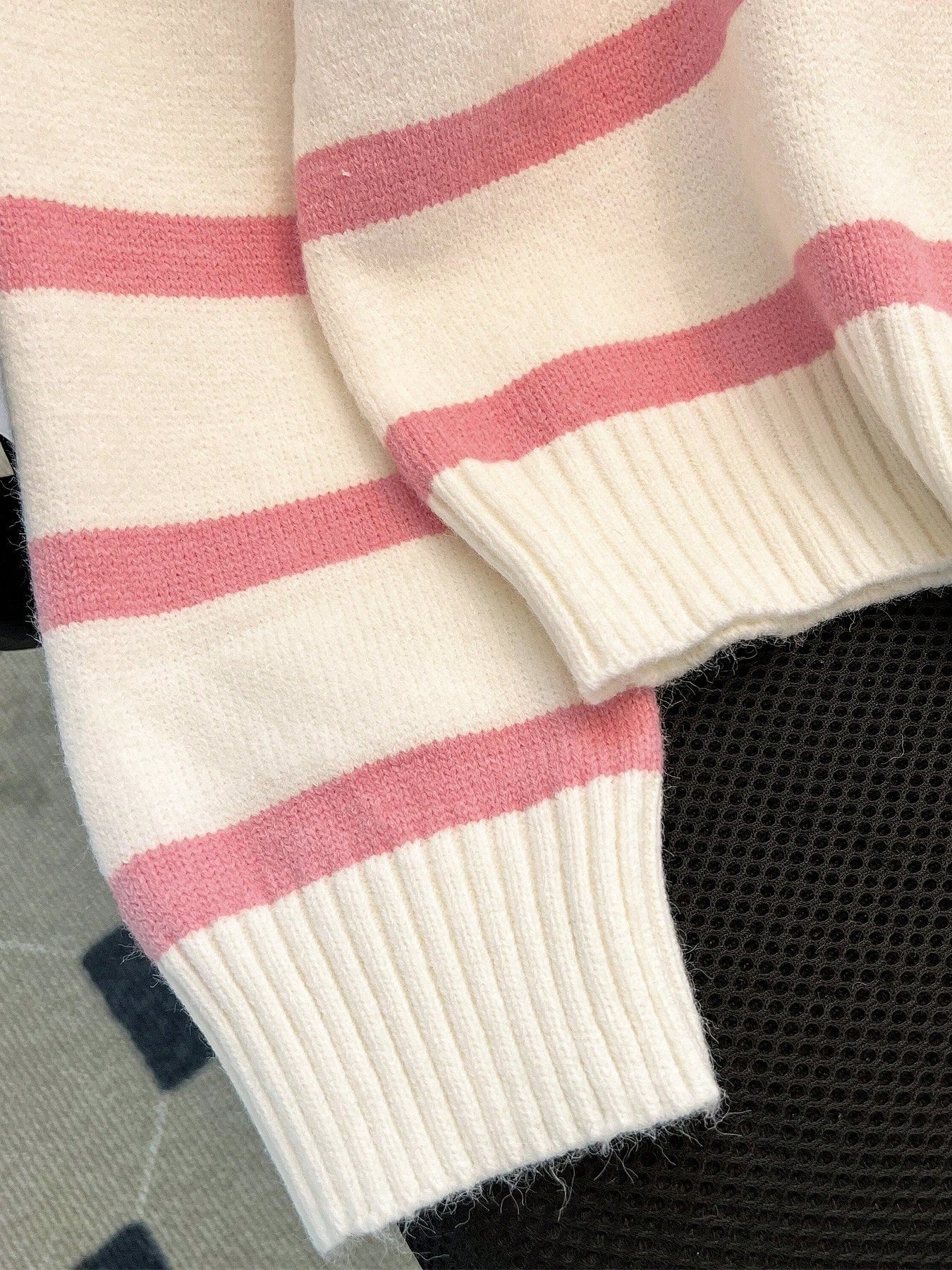 New Autumn/Winter Women Striped Zipper Turtleneck Sweater, Fashion Minimalist Pullover Classic Style,Long Sleeve Tops