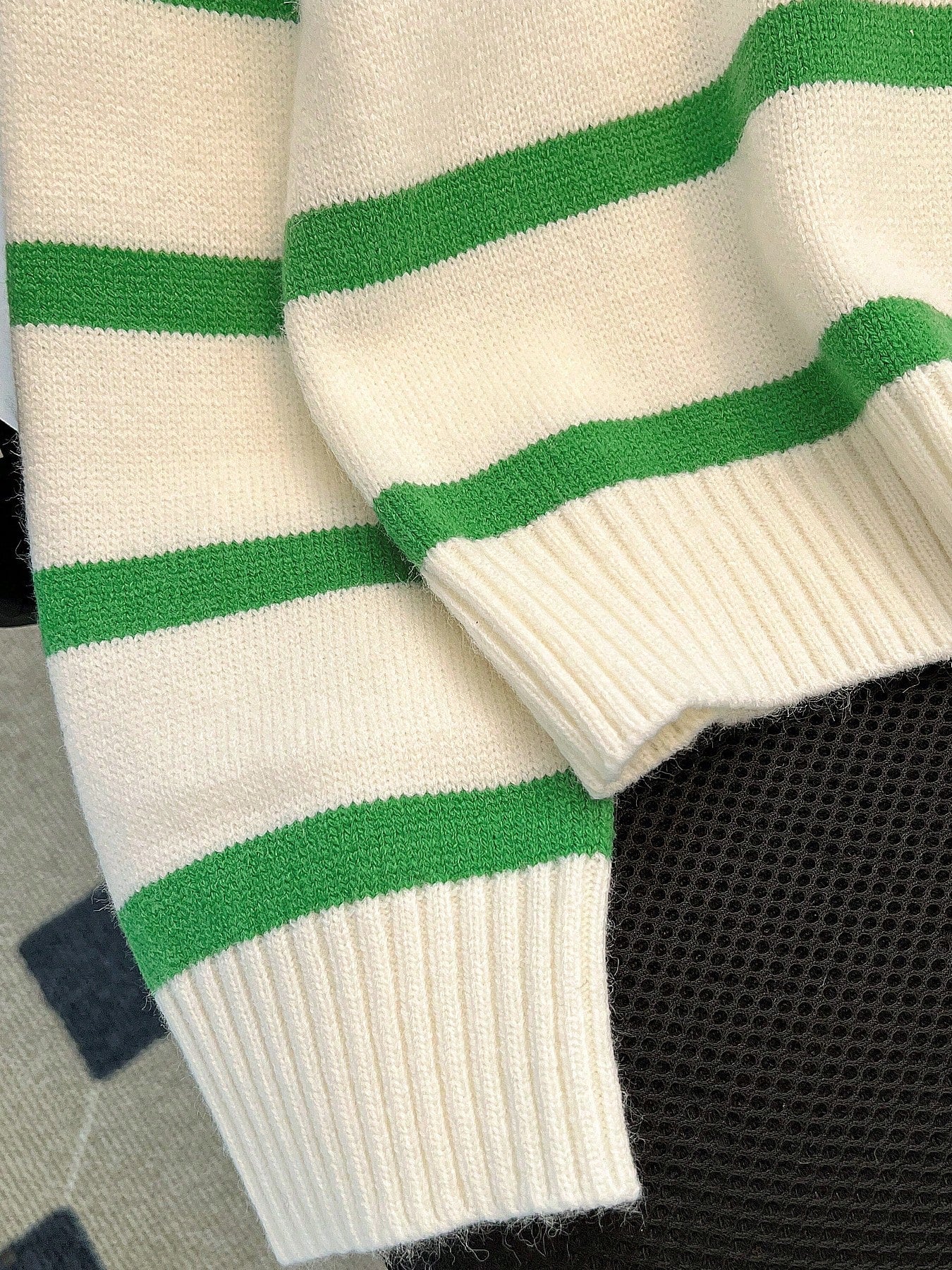 New Autumn/Winter Women Striped Zipper Turtleneck Sweater, Fashion Minimalist Pullover Classic Style,Long Sleeve Tops