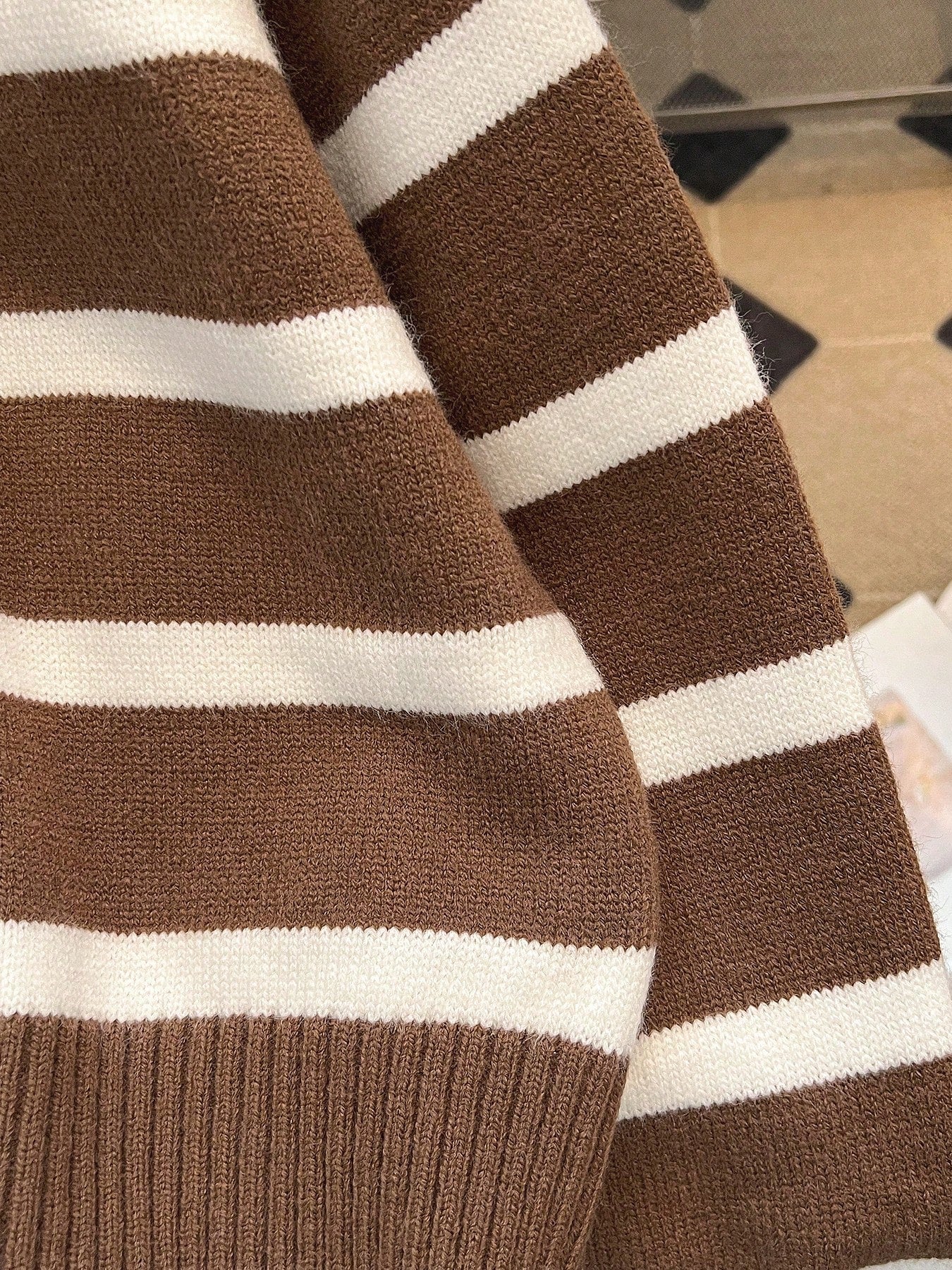 New Autumn/Winter Women Striped Zipper Turtleneck Sweater, Fashion Minimalist Pullover Classic Style,Long Sleeve Tops