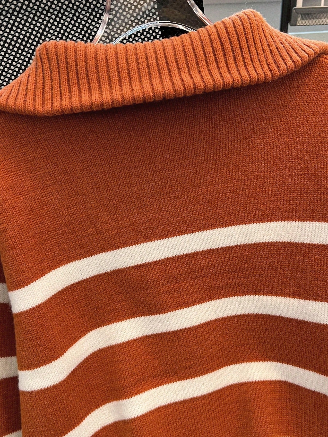 New Autumn/Winter Women Striped Zipper Turtleneck Sweater, Fashion Minimalist Pullover Classic Style,Long Sleeve Tops