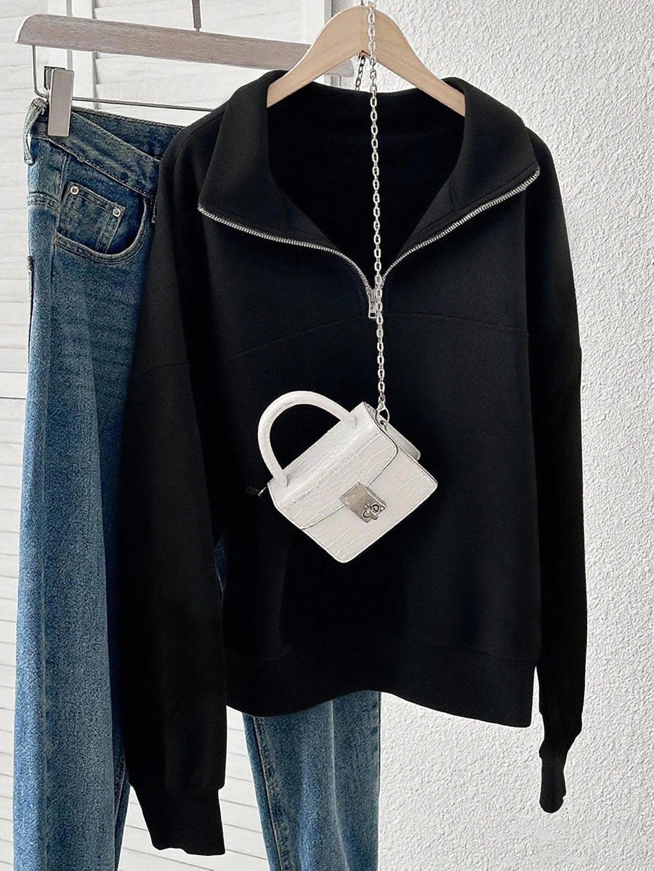 INAWLY Women's Loose Split Zip-Up Hoodie,Graduation,Teacher,Back To School Pullover Fall