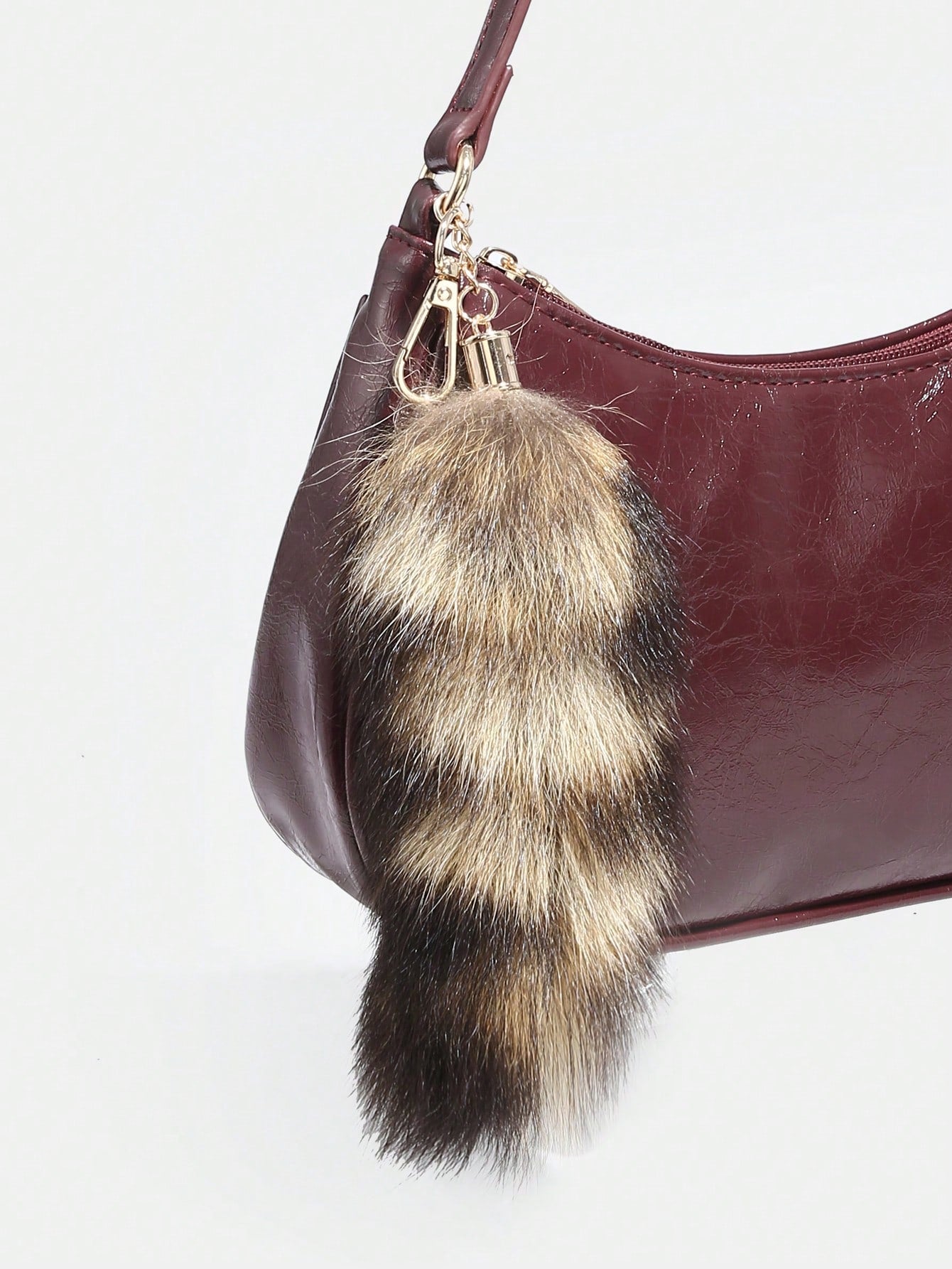 1pc Novachic Women Floral Fabric Casual Shoulder Bag, Zipper Closure, Vintage Style, Underarm Bag, Suitable For Various Occasions