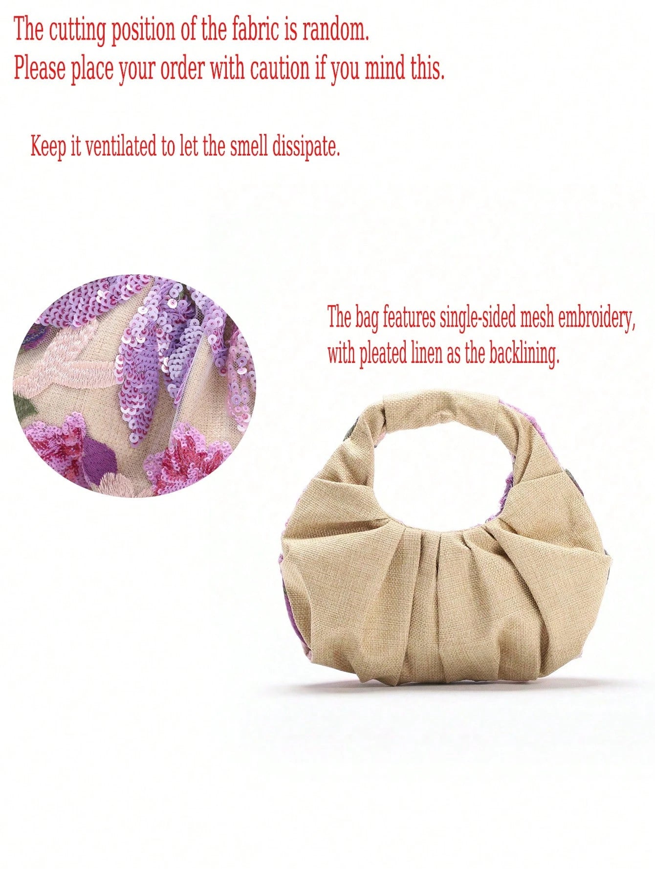 2024 Spring New Arrival Women Handbag, One Piece Of Solid Color Pearl Glossy PU Cloud Bag, Fashionable And Concise Stitching Design With Elegant Elegant For Lady, Foldable And Wrinkled Bag Style.