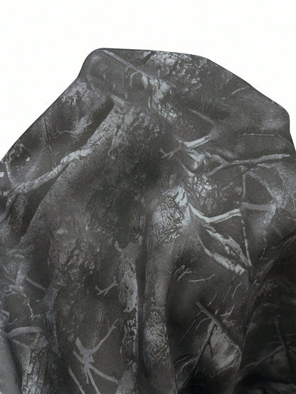 INAWLY Women's Casual Branch Print Long Sleeve Loose Hooded Sweatshirt,Graduation,Teacher,Back To School Pullover Fall